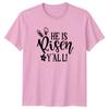 He Is Risen Yall TShirt Southern Christian Easter Gift For Him And Her