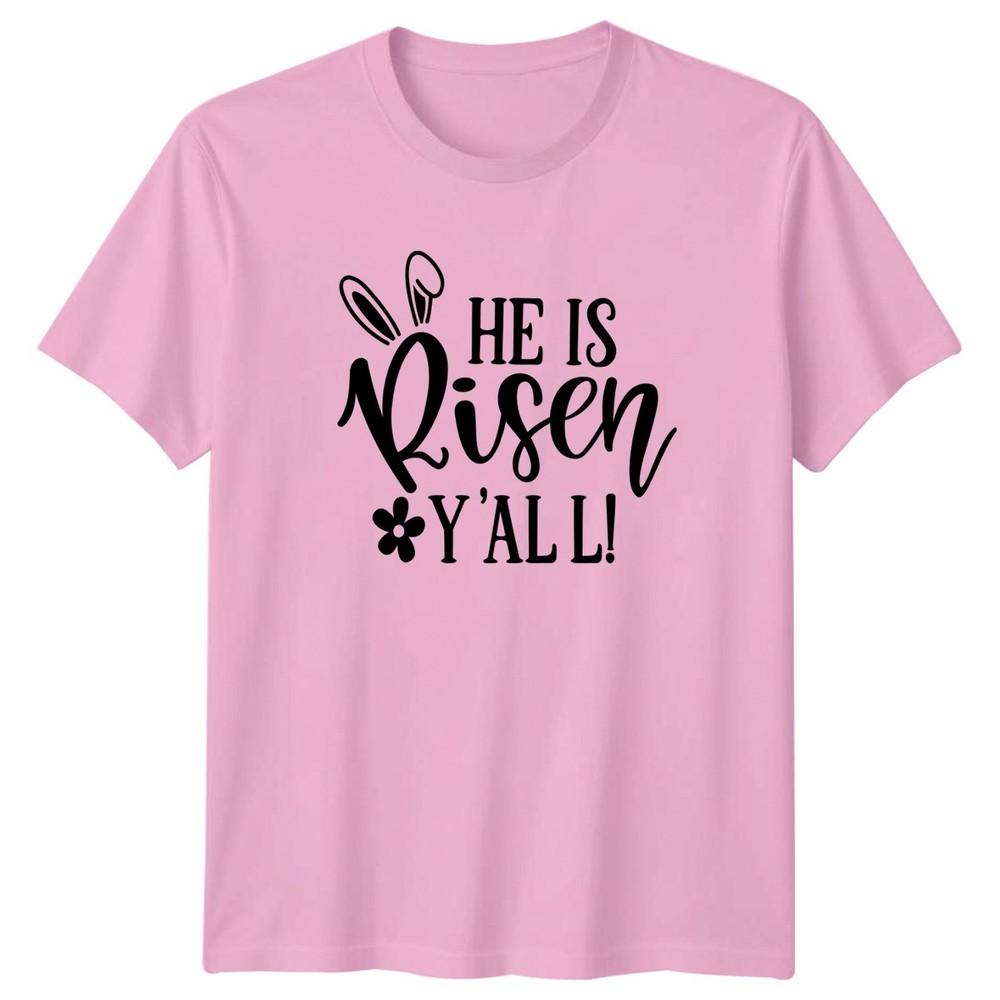 He Is Risen Yall TShirt Southern Christian Easter Gift For Him And Her