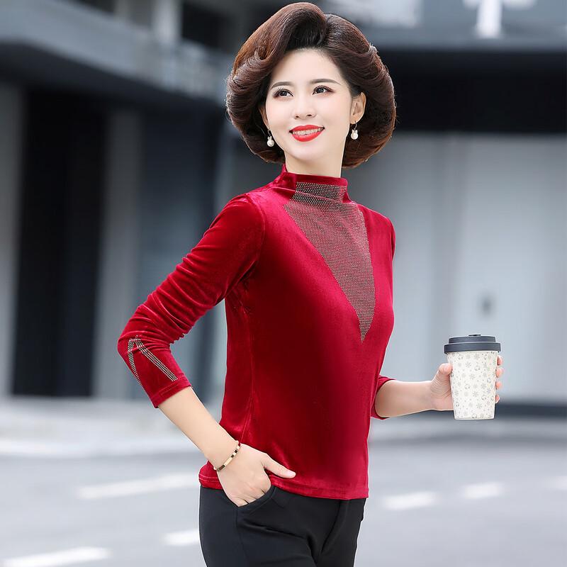 

Женская базовая футболка с круглым вырезом из мягкого бархата XL