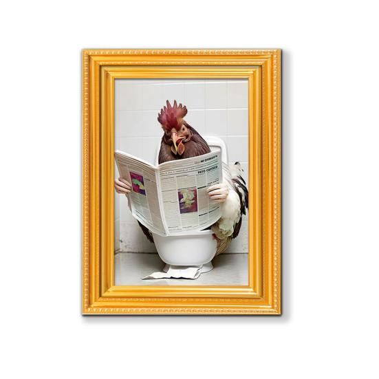 1/5/6Pcs Drinking Animal Cat Refrigerator Magnet Vintage Wooden Frame Animal Fridge Magnet Home Kitchen Office Decoration Animal Lover Gift