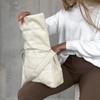 Women's quilted shoulder bag soft cotton pillow-shaped designer shoulder bags luxurious PU leather large bag fashion