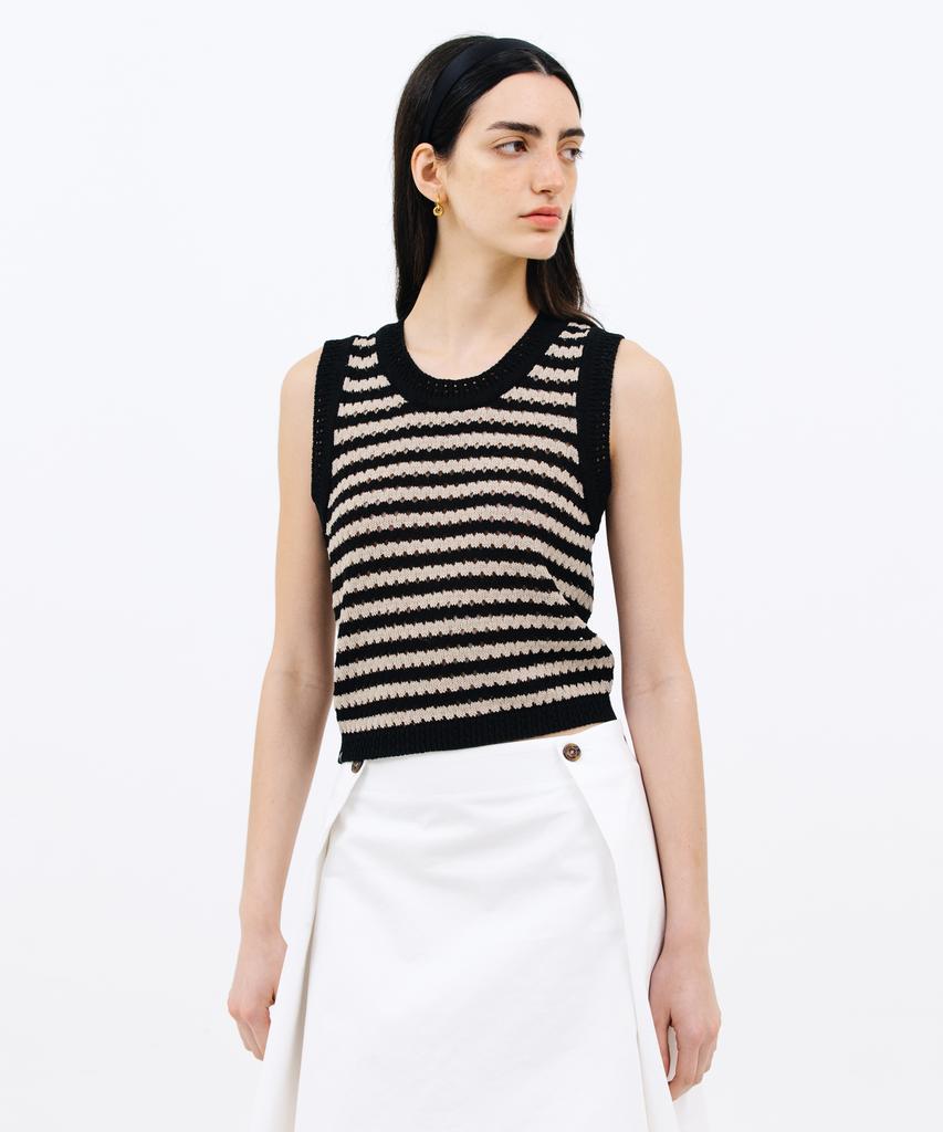 JUN BY JUN K Button Mini Skirt_White