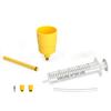 1 set kit di spurgo olio scala trasparente portatile comodo strumento di riempimento olio freno bicicletta accessorio bici