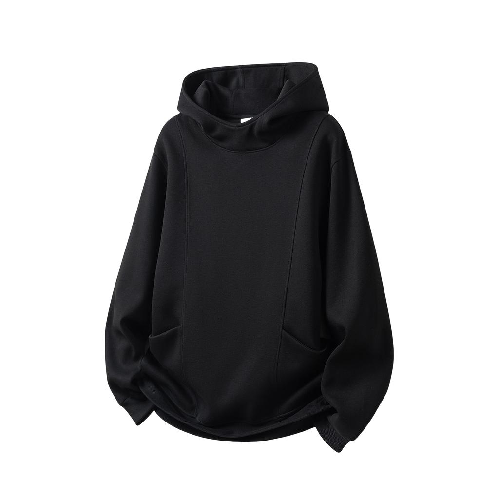 Men's Spring Fall Hoodie, Loose Fit Casual Basic Sweatshirt for Everyday Wear
