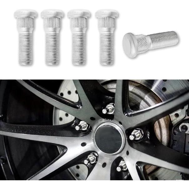 5PCS Wheel Studs, M12×1.5 Car Wheel Studs, Steel Tire Studs Replacement OEM9094202037,9094202067, Essential Car Accessories Lug Bolts Secure Wheel 5PCS