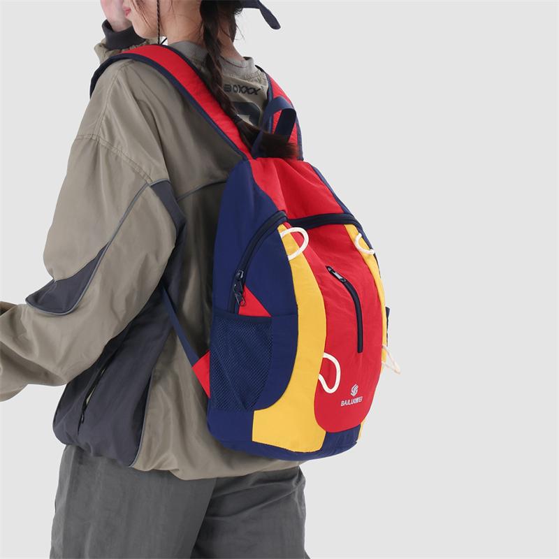 Lightweight Outdoor Backpack Color Block Backpack