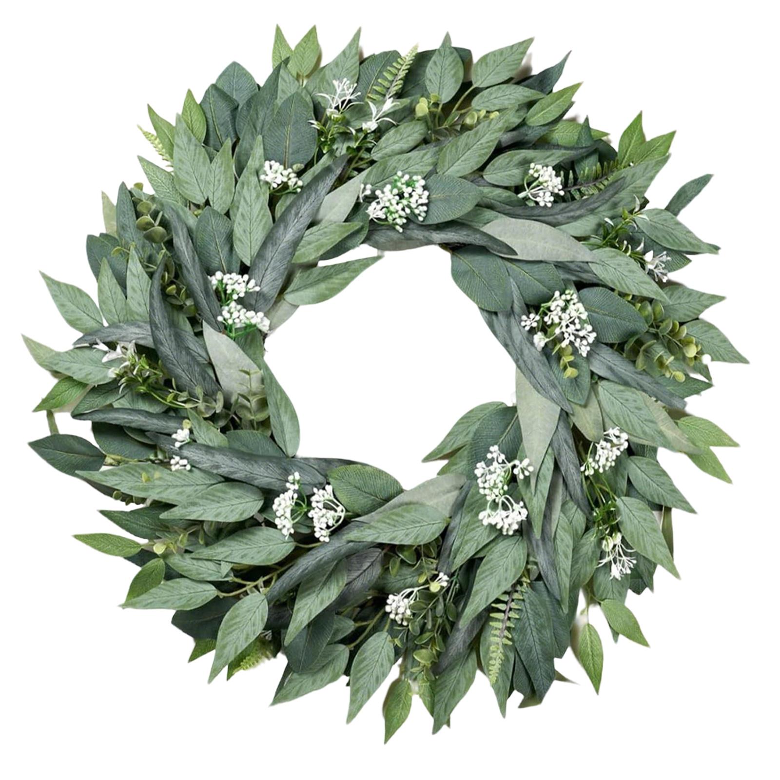 

Floral Wreath, Spring And Four Seasons Floral Wreath, Home Decoration. One Size