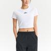 Tee Kqj Nbnee2w422 10 Women S Semi Crop Tight Short Sleeve Tee  Slim