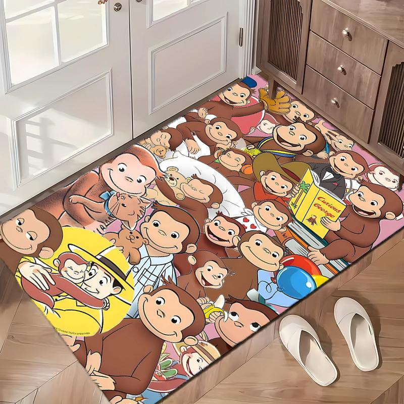Curious George (1) Office Carpets Suitable for Living Rooms Bedrooms Offices and Kitchens a Gift for Modern Home Decor