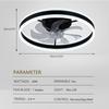 Modern Minimalist Ceiling Fan Light for Bedroom, UL Certified, 110V