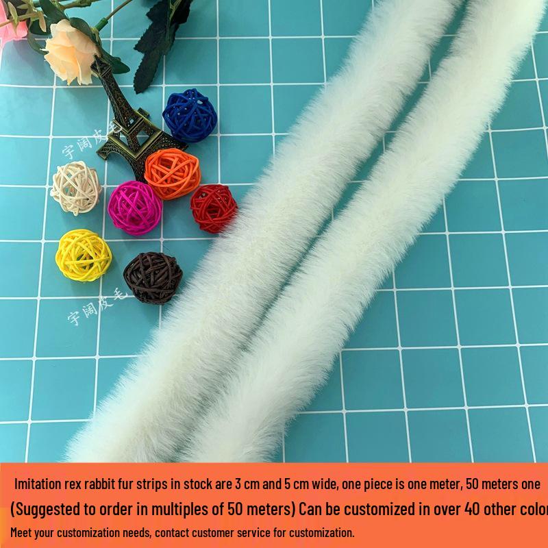 Imitation Rabbit and Mink Fur Strips: Autumn/Winter Cheongsam Accessories, Cuffs, Cape Trim