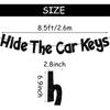 Hide The Car Keys Banner,Pre-Strung Glitter Black Happy 16th Birthday Banner,15th and 16th Funny Birthday Party Decorations for Boys Girls 16 Year
