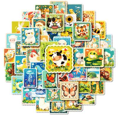 50 Super Cute Cartoon Stamp Decoration Stickers DIY Mobile Phone Case Skateboard Guitar Water Cup Computer Tablet Decoration