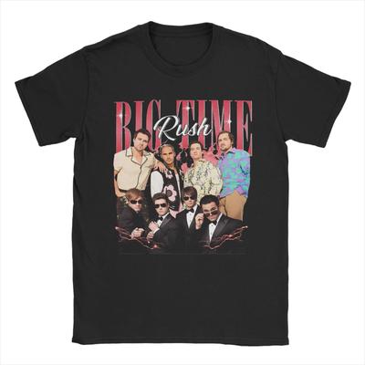 BTR W PRAWDZIWYM ŚWIECIE OGÓLNOŚWIATOWA TRASA 2025 Koszulka Big Time Rush dla Mężczyzn Kobiet Koszulki z Nadrukiem Graficznym Bawełniana Odzież