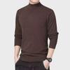 Herren Slim Einfarbig Thermisch Samt Rollkragen - Herbst/Winter Langarmshirt