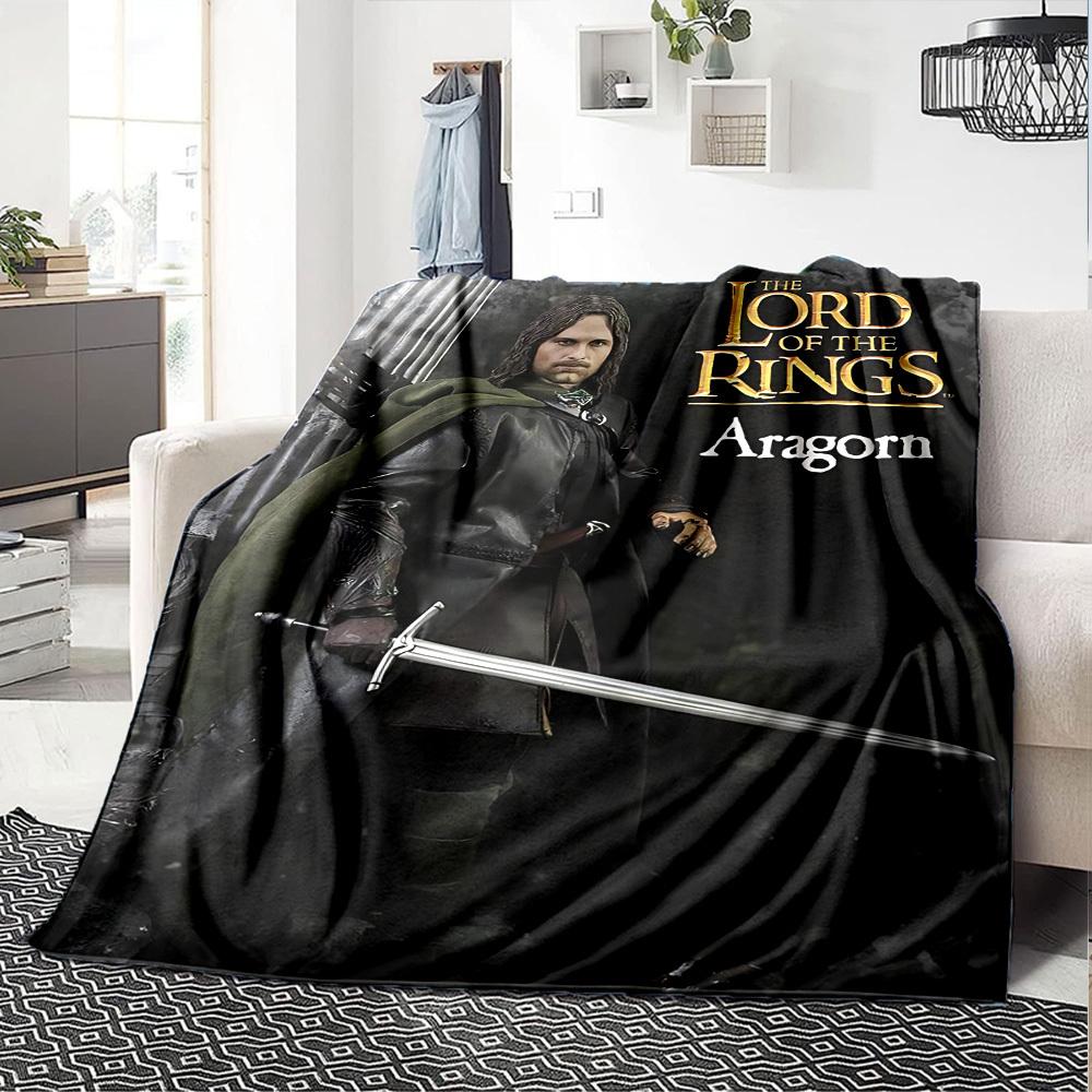 1ks Aragorn Pán prstenů Flanelová deka Měkká teplá přehoz na doma, do kanceláře, na cesty, Celoroční útulné povlečení DárekL1167