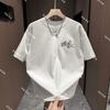 New Pure Cotton Short-sleeved T-shirt for Men's Casual Trendy Versatile Top