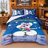 Diddl Pattern Bedding 3Pcs Set Bed Sheet And Pillowcases For Indoor Bedroom