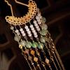 Retro Long Tassel U-Shaped Hairpin Women'S  Chinese Style Hair Accessories Step-Vibrating Hairpin Hanfu Headwear