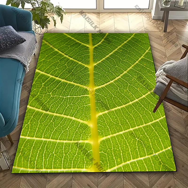 

7 Styles Plant Food Lettuce Leaf Print Carpet Bedroom Living Room Sofa Study Area Decorative Rugs Non-slip Mat Gift 40x60cm