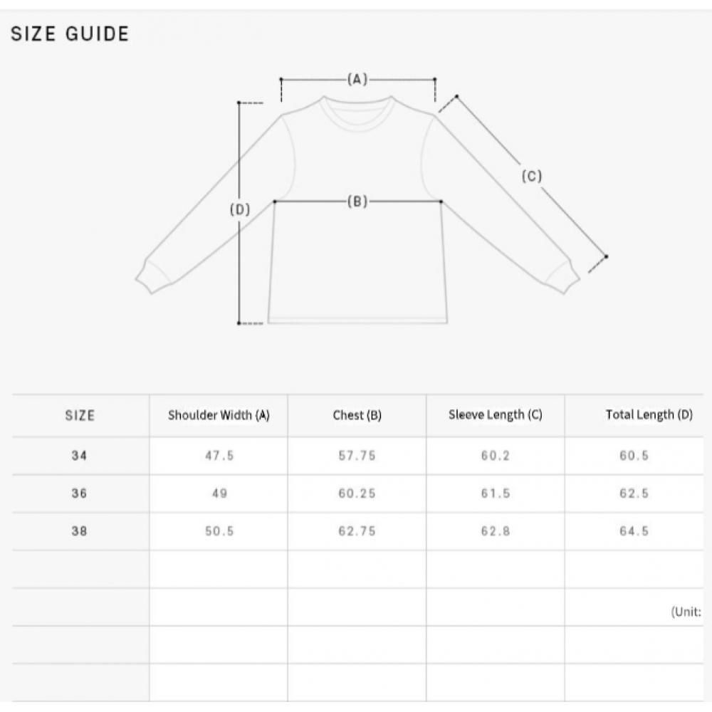 Wooyoungmi 3d Coral Back Logo Women Sweatshirt M251ts25 723b