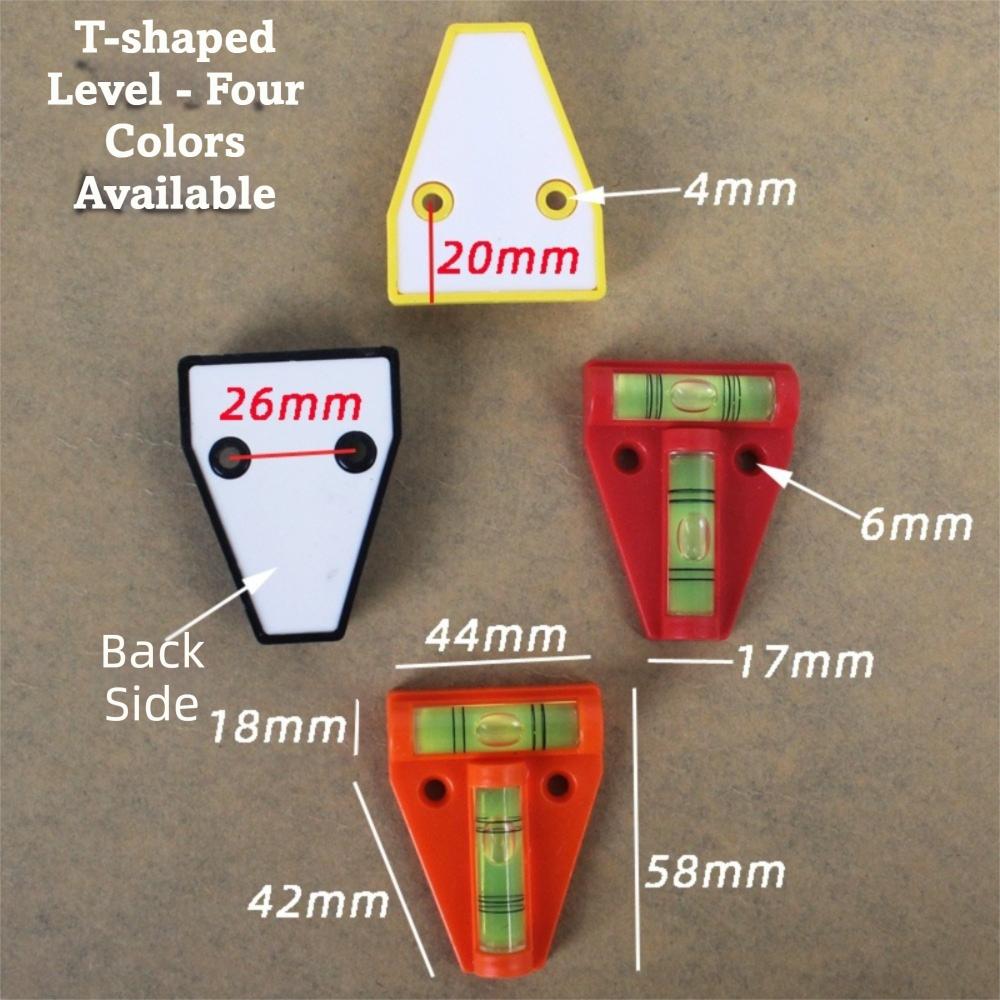 Bubble Level T-Type Spirit Level Horizontal Vertical Bubble Level Tool For Boat