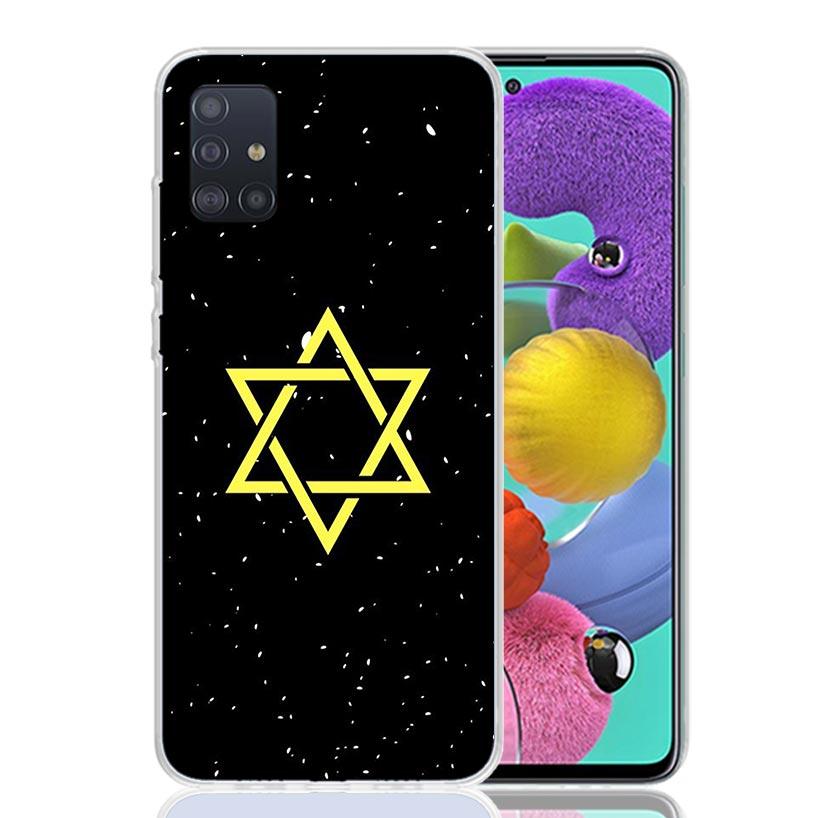 

David Jewish Star Symbol Phone Case For Samsung Galaxy A52 A32 A22 A12 A02S A50S A30S A51 A31 AA71 Note 20 Ultra 10 S10 Plus Gal Samsung A22 5G