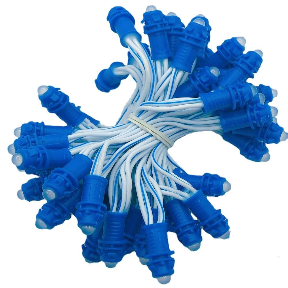 500pcs 12V Single Color Led Module 7Color Led Light String Led Point Lighting Advertisement Display For Christmas Festival Decor