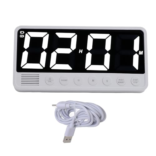 Kitchen Timer for Cooking, Digital Magnetic Countdown Timer with Color Changing Large Screen for Classroom Learning Fitness Study Work Exercise Traini