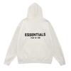 FEAR OF GOD ESSENTIALS Unisex Samt-Hoodie mit Beflocktem Schriftzug