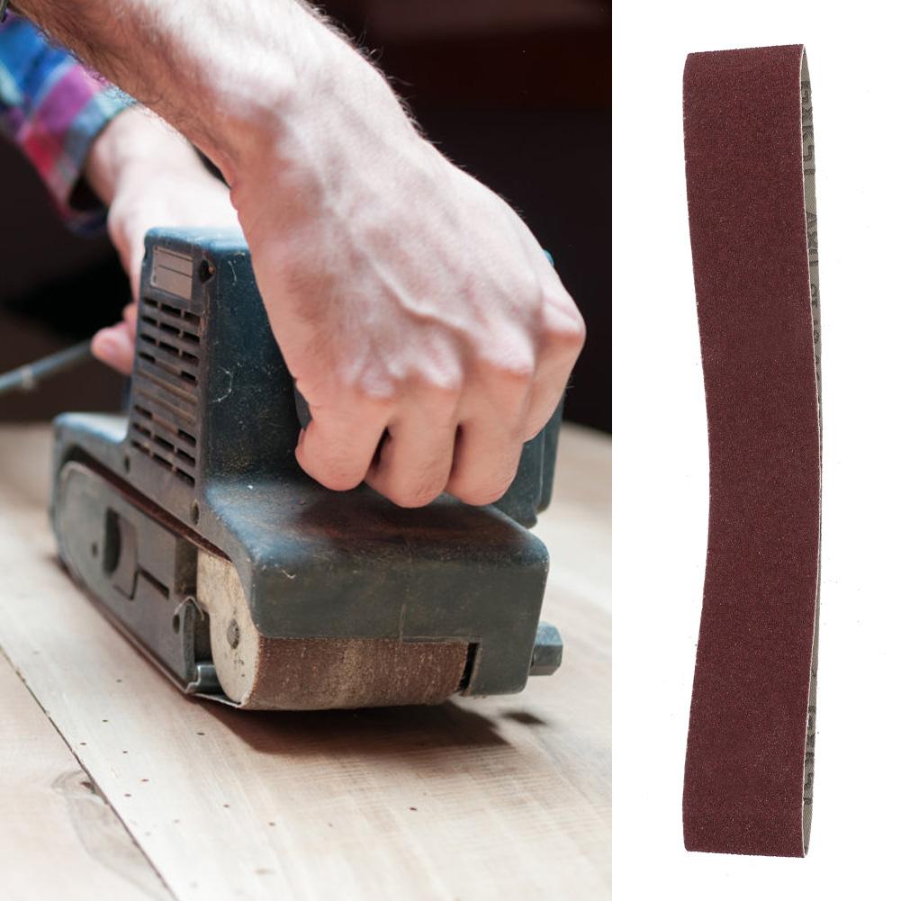 10pcs 27x2 Inch Aluminum Oxide Sanding Belt 686x50mm Abrasive Band for Wood Soft Metal (40#)