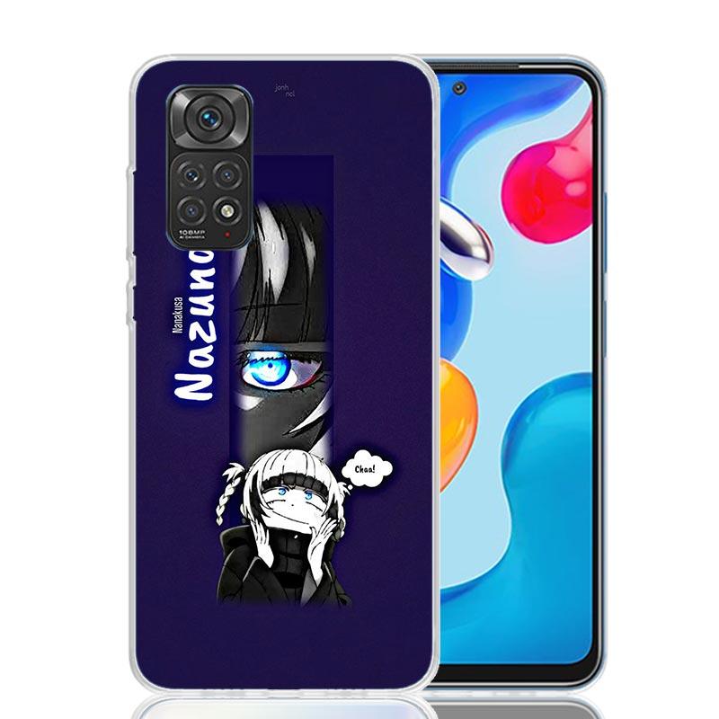 Call Of The Night Nazuna Phone Case For Xiaomi Redmi Note 13 14 15 Pro Plus 12S 12 14S 11S 11E 10 10S 11 11T 5G 4G Cover Coque R