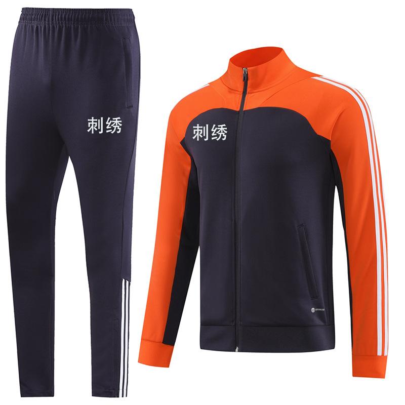 New Jacket Jersey Winter Long-sleeved Training Jersey Club Basic Football Jersey Set Team Logo Wholesale