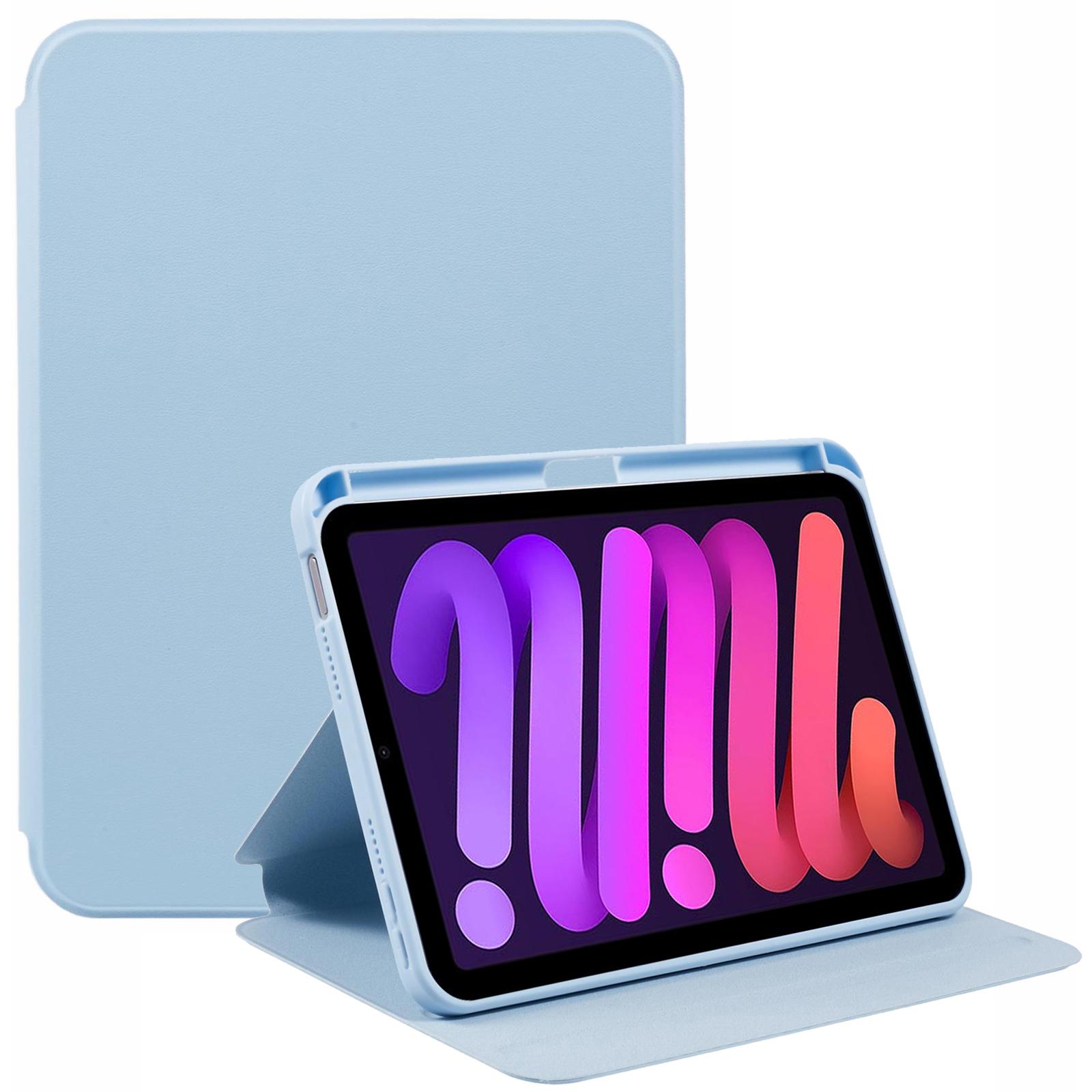 

Для iPad mini (2024)/міні (2021 рік) Чохол-підставка, шкіряна кришка для планшета Blue