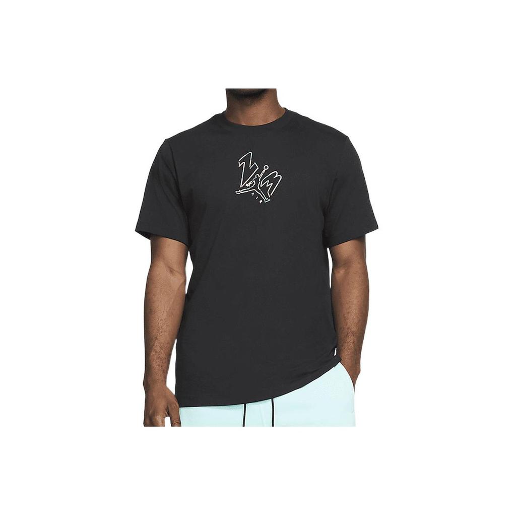Air Jordan Sports Casual Running Training Short Sleeve T-Shirt Men Tops Black DC4829-010