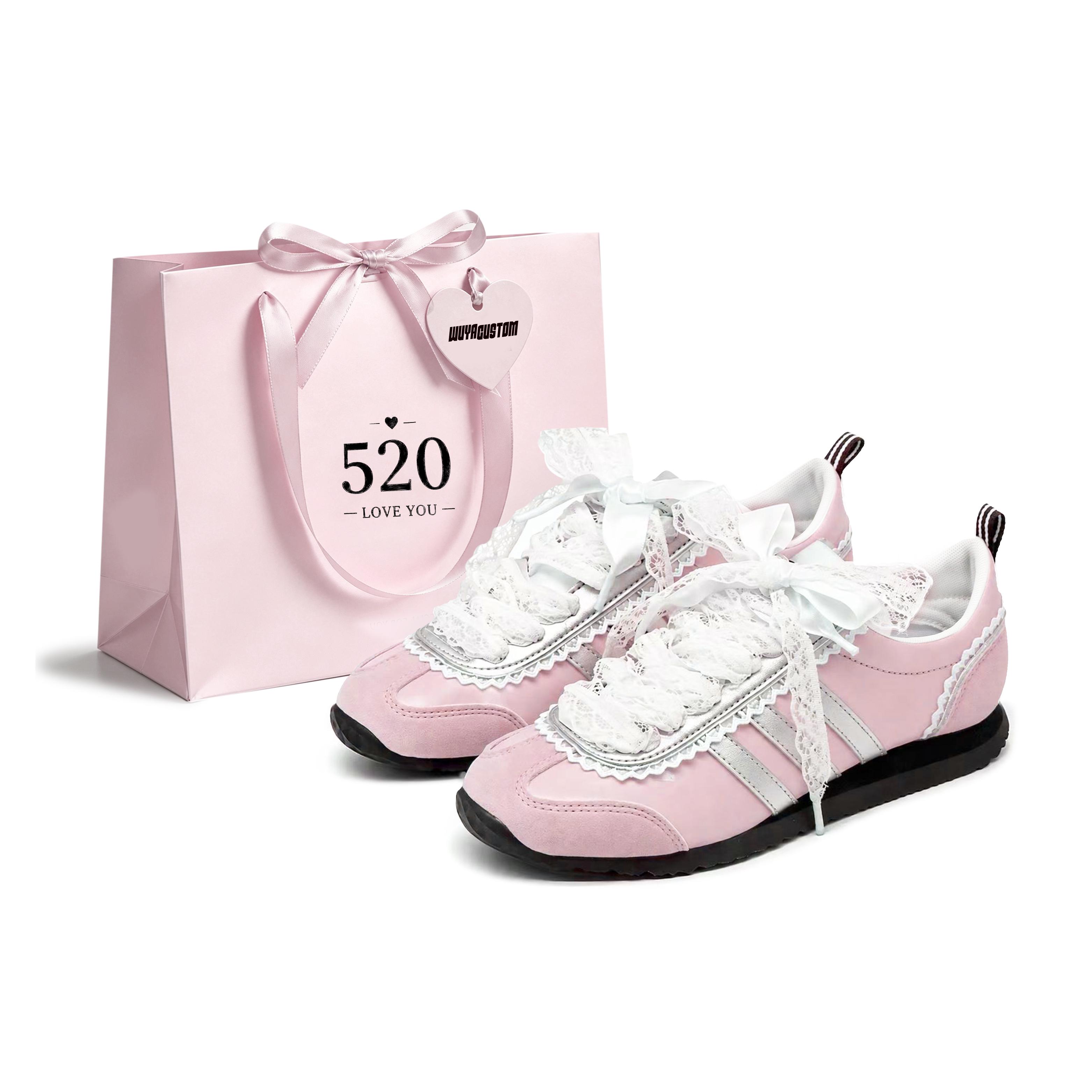 

Adidas VS JOG 2.0 German Army Trainers Unisex Low Top Silver/Pink JR4653(Team52-S-BOX) 37⅓