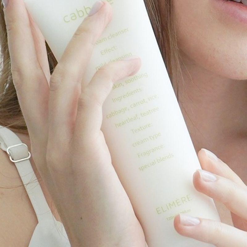 ELIMERE Cabbage Acne Functional BHA Mildly Acidic Foam Cleansing 120ml 120ml