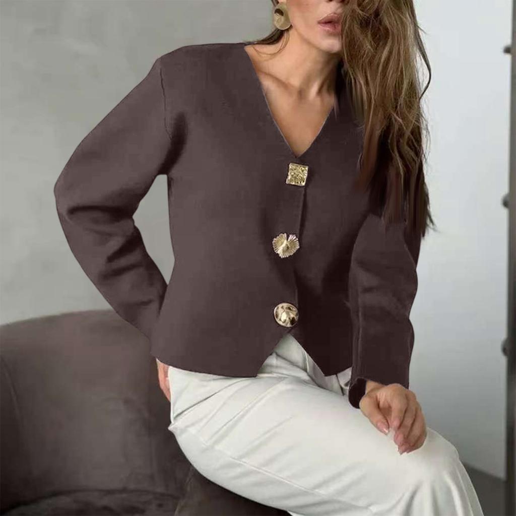 Elegantes, modisches Damen-Langarmtop für Alltag und Freizeit