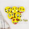 Jucărie Bilă Decompresie 63mm Față Zâmbitoare Emoji Galbenă din Spumă PU