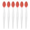 Silicone Lip Scrub Brush Double Sided Lip Exfoliator for Lightening Dark Lips Facial Cleaning Tool for Dry Skin Chapped Lips