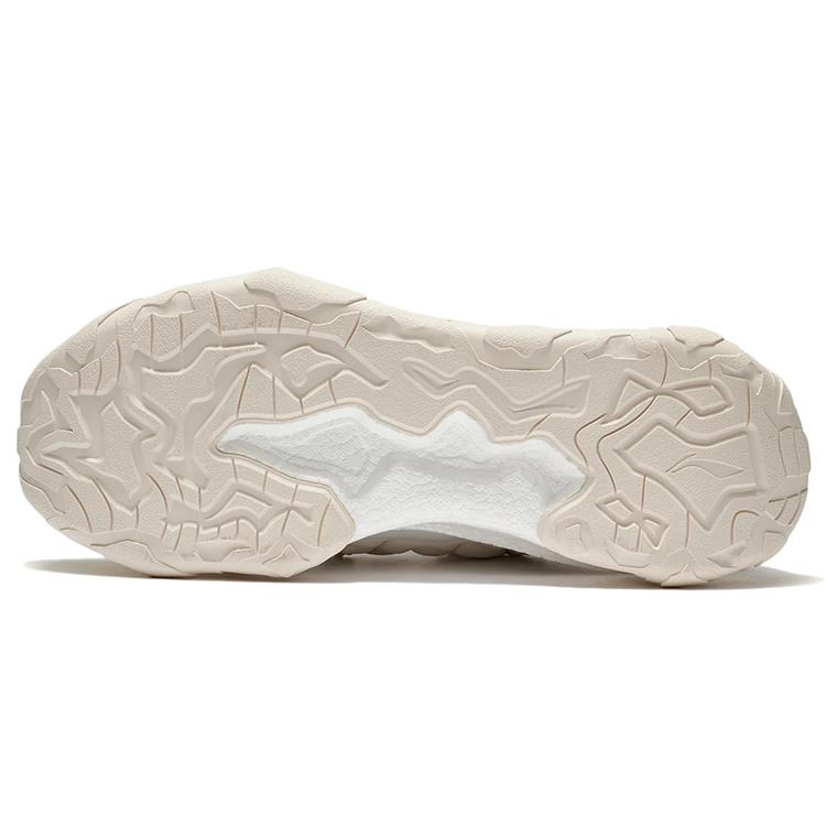 Li Ning Jackie Chan Collection Casual Shoes Men's Low top Eggnog Gray/Ivory/Coin Gray AGLS075-5