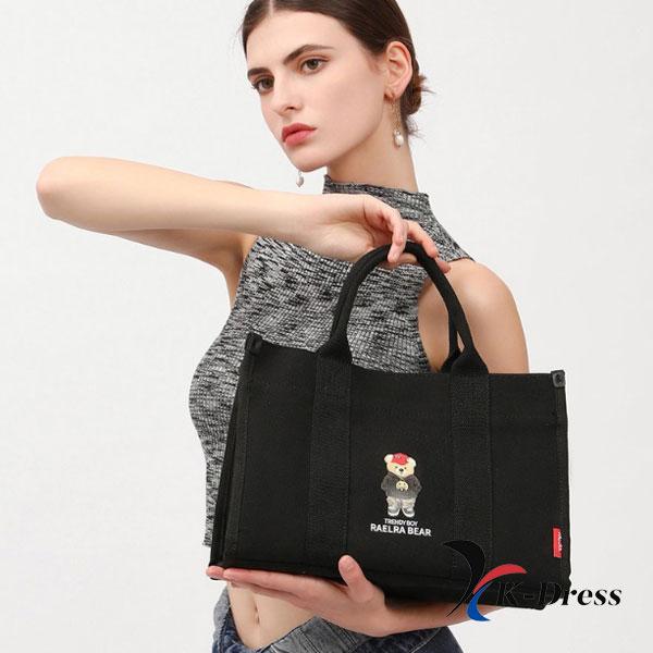 RaelaBear Korea Canvas Shoulder Tote Cross Bag