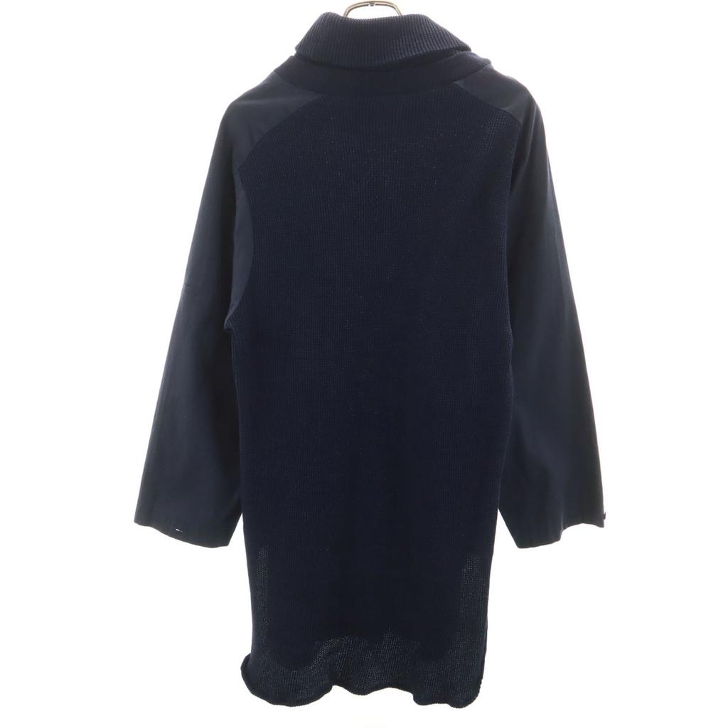 THE NERDYS Long Sleeve Waffle Fabric One Piece L Navy Women Used