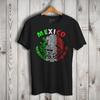 Mexico Mexican Flag Patriotic Short Sleeve T-Shirt- Playera Patriota De Mexico