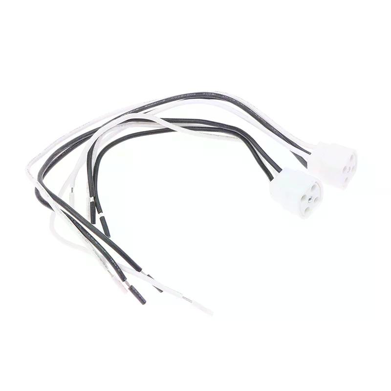 G10Q 4-Pin UV-Lampenfassung Mit 15/25cm Kabel Ringstecker Isolierschlauch Sockel
