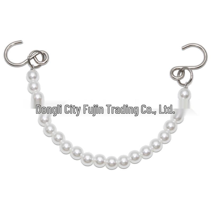 2024 Chaîne Strass Accessoires Sabots - Boucles de Chaussures Fleurs DIY, Style Centre Commercial