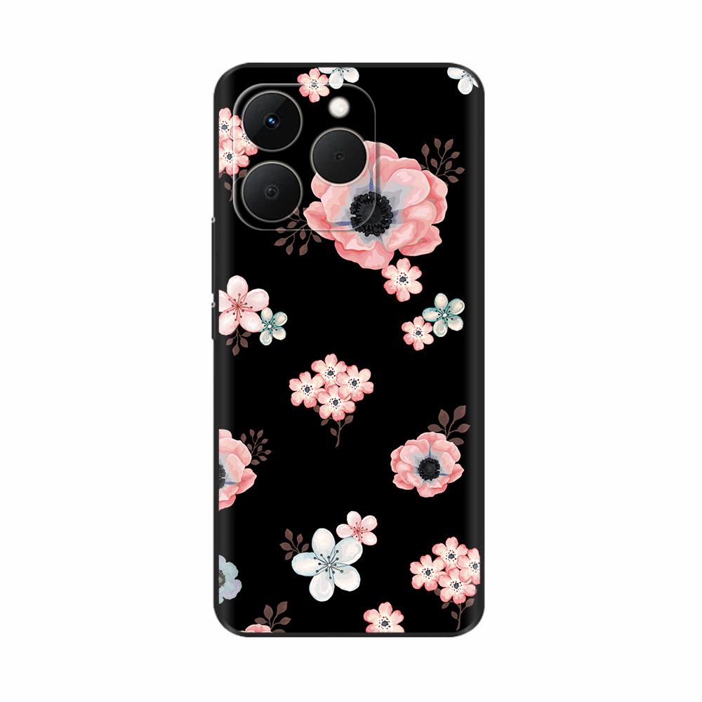 Shockproof Case For Realme 15T 5G Case Luxury Painted Black TPU Silicone Soft Bumper Funda for Realme 15T Phone Cases Back Cover