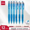 Deli S08 Retractable Gel Pen 0.5mm, 12-Pack