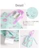 Shoe Bag for Shoe Indoor Shoes Drawstring Shell Color D [Arisana] Kids, Girls, Case, Case, Bag, D. Mint,