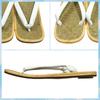 Edoten Geta Ajiro with made in Size L (Japanese-style sandals) - (woven fabric) double-layered soles, Japan, Men's, White,
